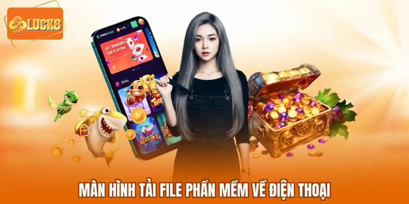 Màn hình tải file phần mềm về điện thoại
